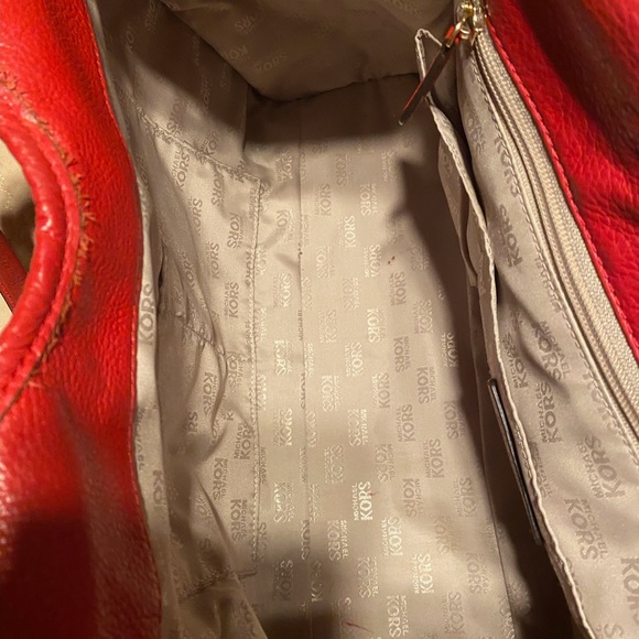 Michael kors red large shoulder bag - Picture 5 of 7